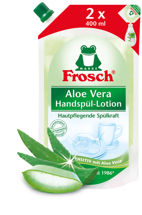 FROSCH  Жидкость для мытья посуды Алое Вера теперь и ввиде запаски 800мл