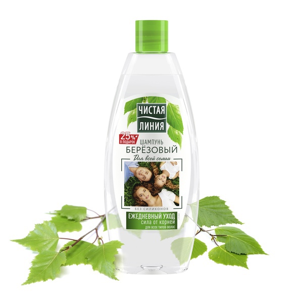 Косметика для волос Чистая линия создана с использованием природных компонентов и соединяет в себе силу трав и растений и преимущества современных технологий.