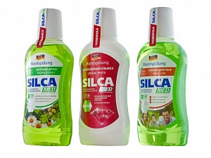 Ополаскиватели для полости рта торговой марки SILCA MED