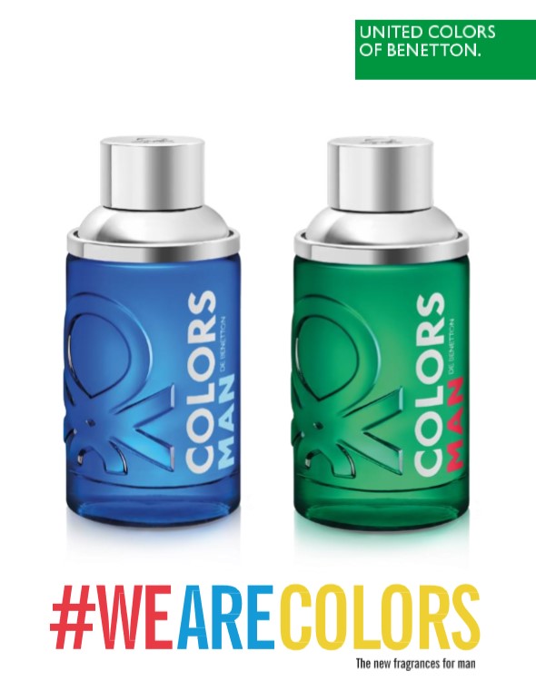 Benetton Colors man Blue&Green - новинки